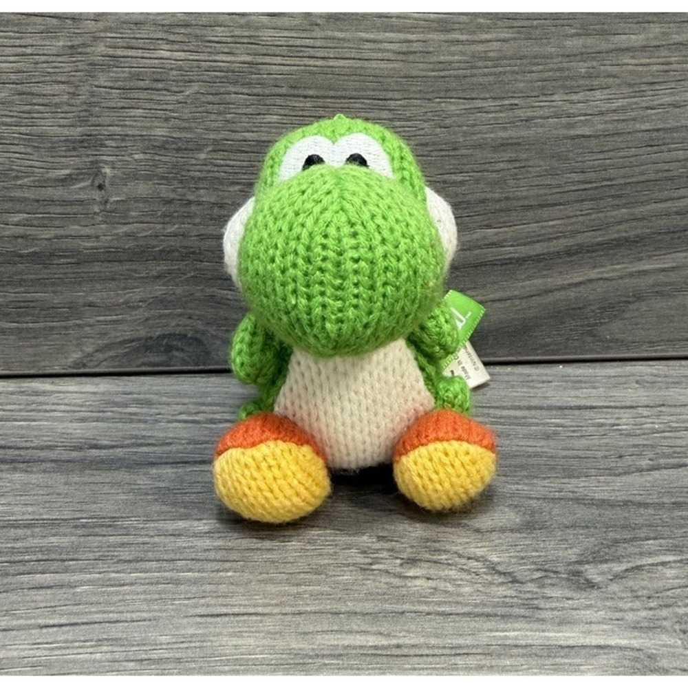Nintendo amiibo Yoshi Wool World Amigurumi Knitted Toy Yoshi Green Small Yarn
